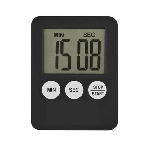 Magnetic Large Lcd Digital Kitchen Timer With Loud Alarm Count Up