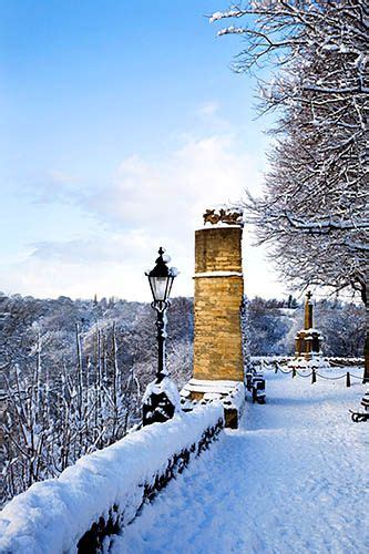 ~the Castle In Winter Knaresborough North Yorkshire England