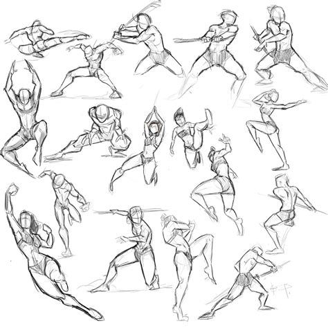 Fighting Poses Reference