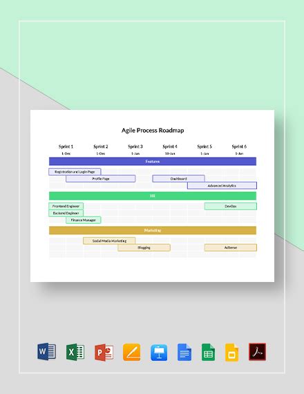 11 Agile Roadmap Templates Free Downloads