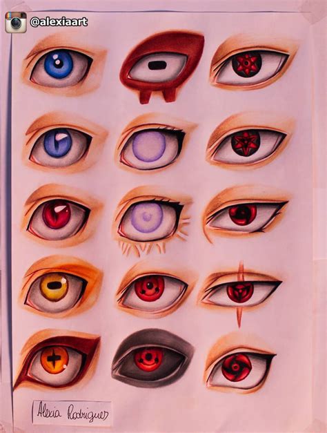 Naruto Eyes By Alexiarodrigues On Deviantart Rinne Sharingan Naruto