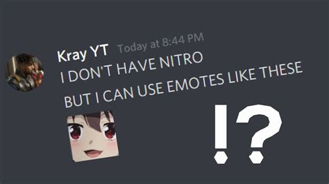 How To Use ANY Emoji On DISCORD Without NITRO YouTube