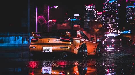 Wallpaper from ar7 wallpaper pack #13 , thought i'd share, enjoy. Mazda Rx7, Rear-view, Artwork, Wallpaper - Mazda Rx7 ...