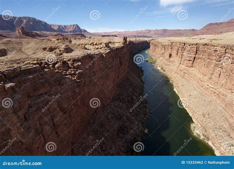 Colorado River Gorge Through The Desert Stock Photo Image Of Gorge