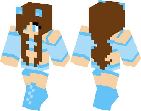 Blue Cat Twin Minecraft Skin Minecraft Hub