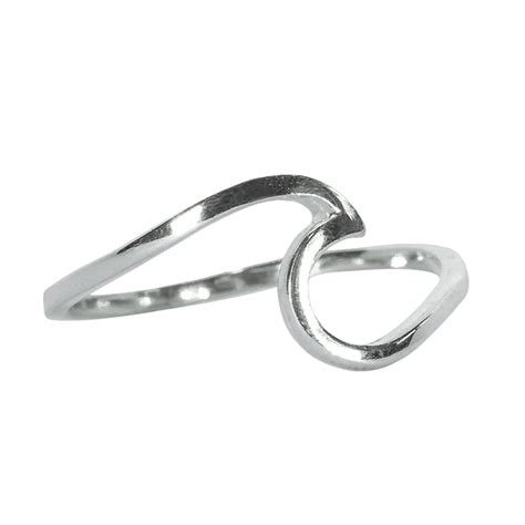 Pura Vida Wave Ring In Silver