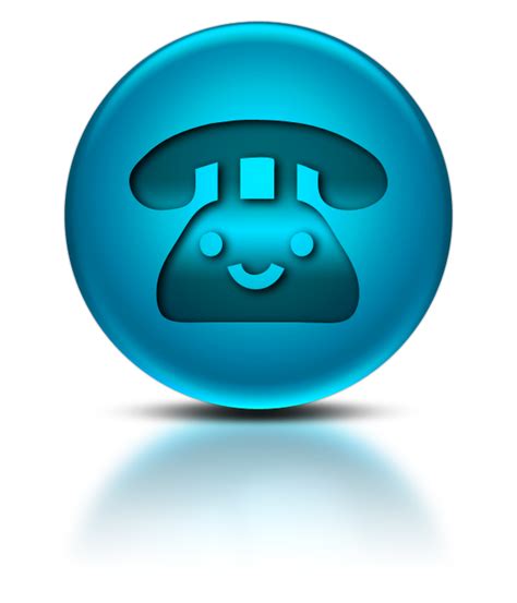 Blue Phone Icon Clipart Best