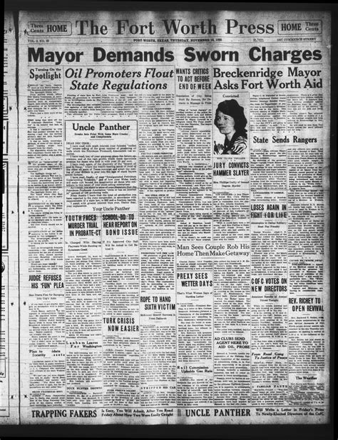 The Fort Worth Press (Fort Worth, Tex.), Vol. 2, No. 39, Ed. 1 Thursday