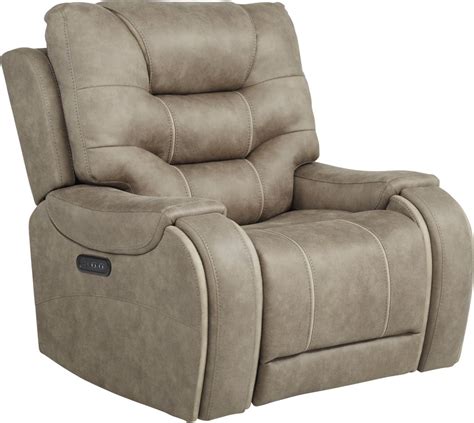 River Landing Gray Dual Power Recliner Rooms To Go