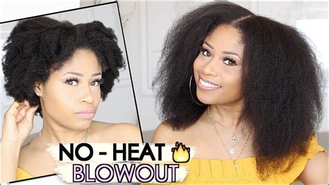 how to do a blowout on natural hair julia racionery