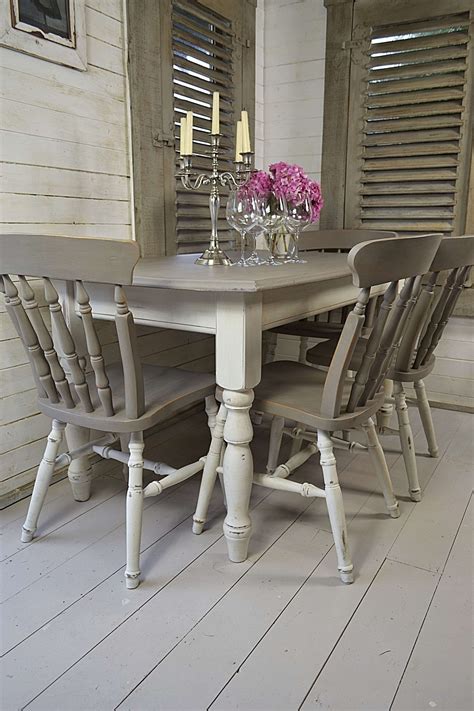 Get the best deals on shabby chic tables. 15+ Unique Rustic Or Shabby Chic White Gray Dining Table ...