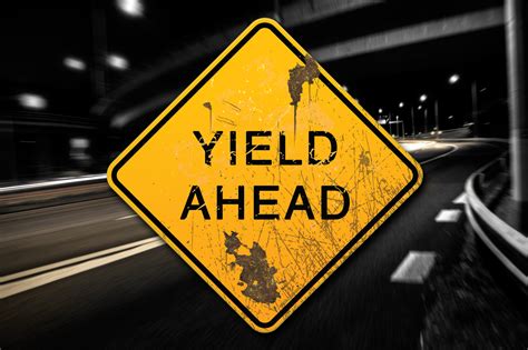 Rusted Yield Ahead Sign Decal ~ Metal On Creative Market