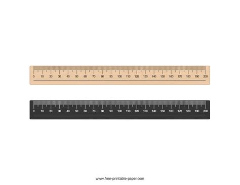 How to read centimeter ruler? Ruler MM - Free Printable Paper