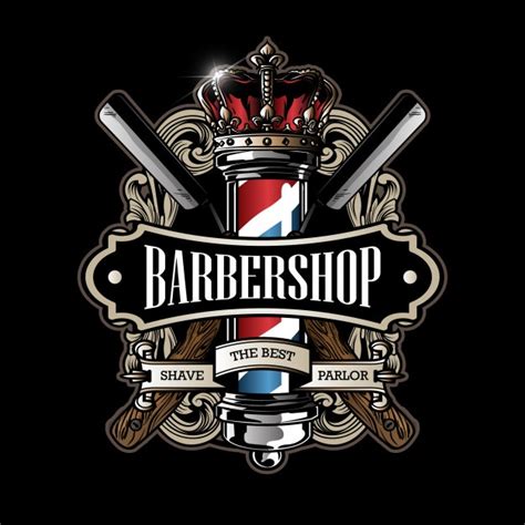 Barber Shop Logo Vector At Vectorified Com Collection Of Barber Shop
