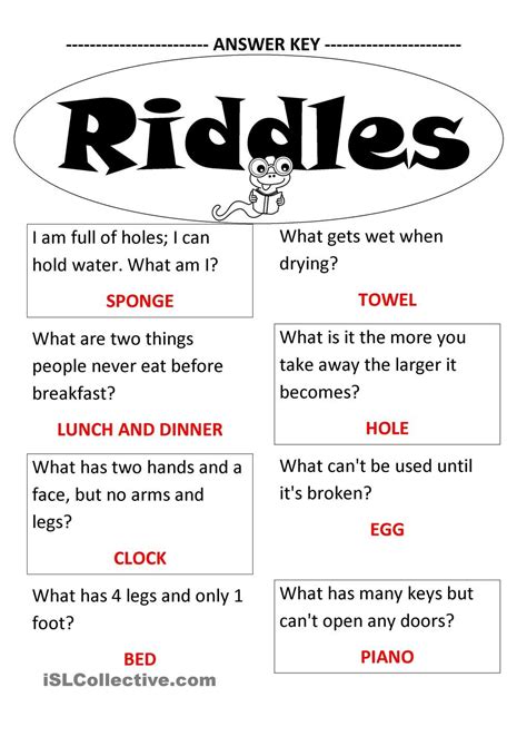 Riddles Pinteres