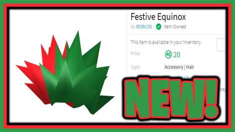New Festive Equinox Is Out For 20 R Roblox Christmas 2018 Youtube
