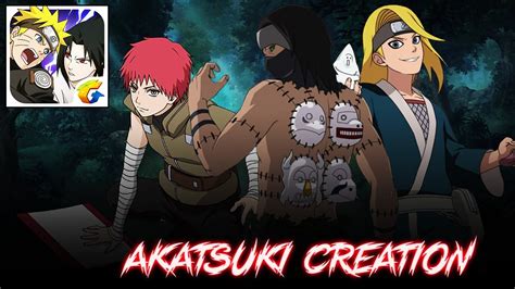 Naruto Online Mobile Akatsuki Creation Gameplay Kakuzudeidara