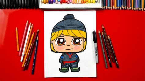 How To Draw Kristoff From Frozen Art For Kids Hub