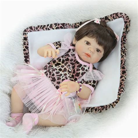 55cm Full Body Silicone Reborn Baby Doll Toy Princess Newborn Girl