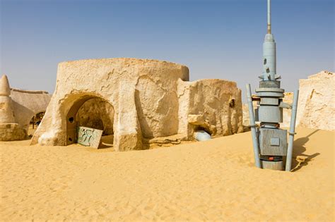 Old Star Wars Set Building In The Sahara Desert Near Naftah Tunisia