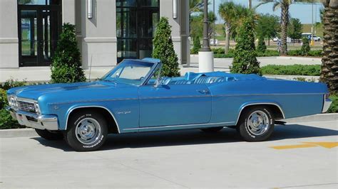 1966 Chevrolet Impala Ss Convertible Number Match 327 4 Engine Marina