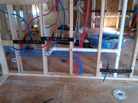 We Started And Finished The Rough In Of The Upstairs Pex Supply Lines