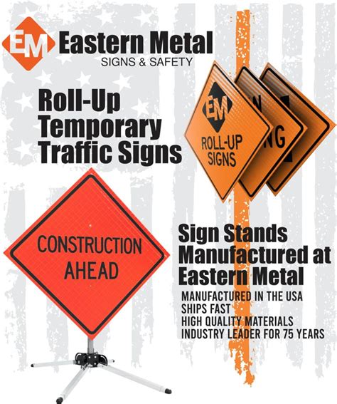 Eastern Metal Signs And Safety On Linkedin Trafficsafety Rollupsigns