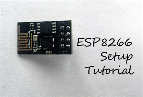 Esp8266 Setup Tutorial Using Arduino