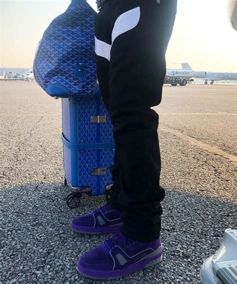 Spotted Lil Uzi Vert Flaunts Goyard Bag Collection And Lv Sneakers