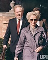 Photo: Robert H. Bork and wife Mary Ellen on day of Senate voting on ...