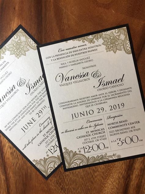 We understand that your wedding invitation is one of the most significant keepsakes of your lifetime. wedding invitations in spanish and english Design - Make Wedding Invitations di 2020