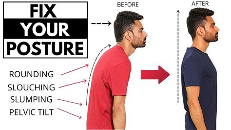 How To Fix Your Body Posture No More Slouching Youtube