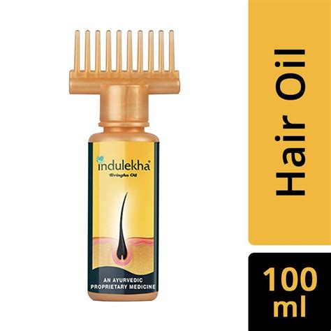 Herbal Natural 100ml Indulekha Bhringraj Hair Oil MRP 432 For Thrice A