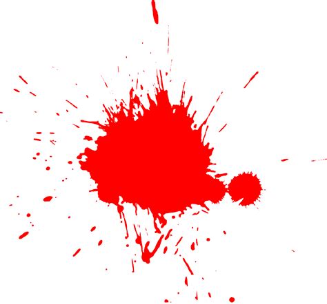 15 Red Paint Splatters Png Transparent
