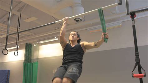 Rope Band Assisted One Arm Chin Up Youtube