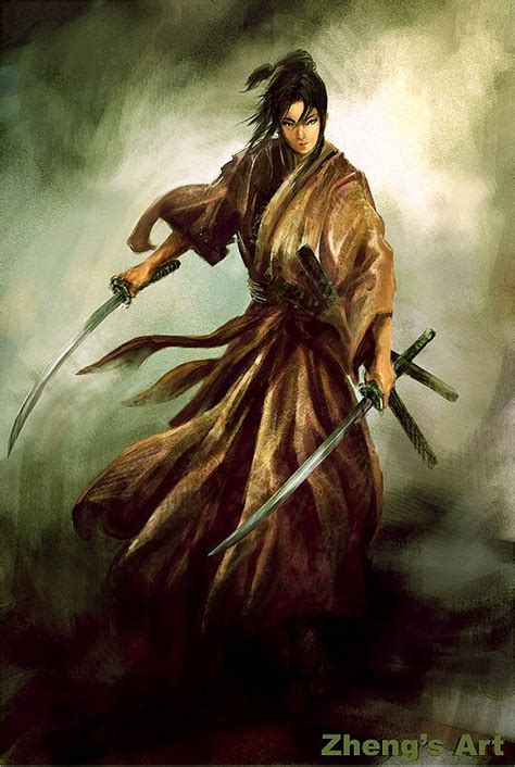 Samurai Lady By Kerko On Deviantart ภาพวาด ซามูไร นักรบ