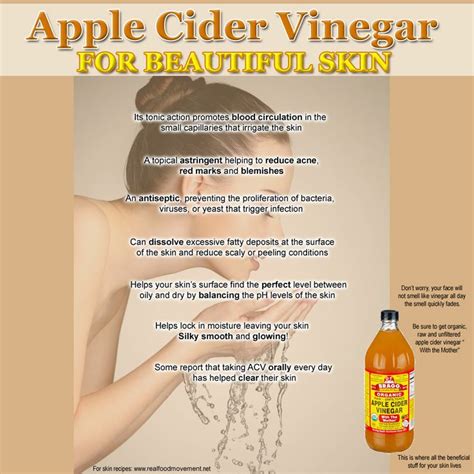 Apple Cider Vinegar For Beautiful Skin Hair And Beauty Pinterest