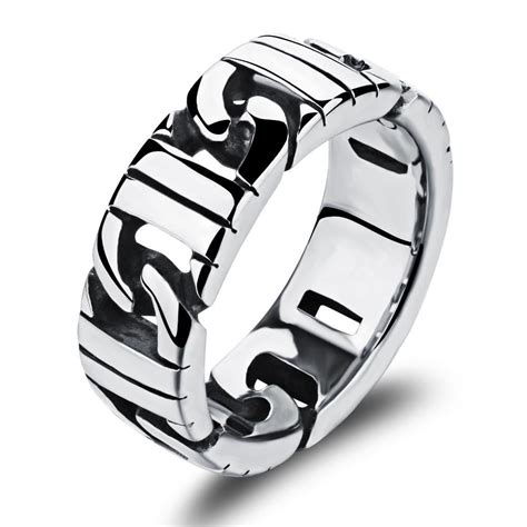 Cool Silver Color Stainless Steel Ring For Men Rings For Men