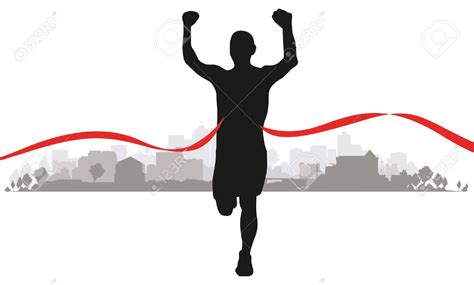 Runner Finish Line Clipart Clipground