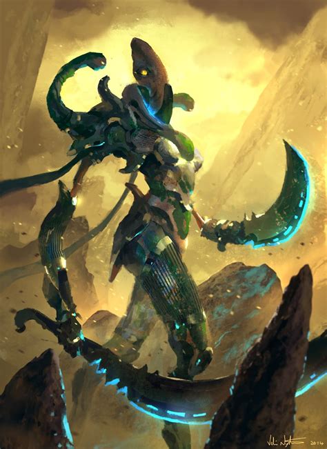 Alien Warrior By Vablo On Deviantart Character Concept Concept Art