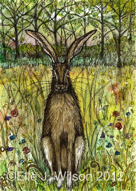 Hare Art Print By Almostanangel66 On Etsy
