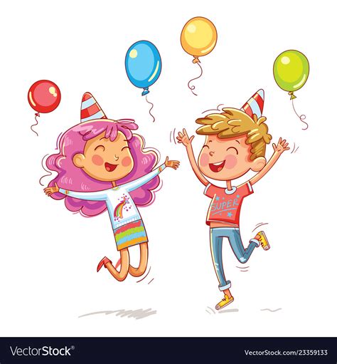 Children Birthday Party Royalty Free Vector Image