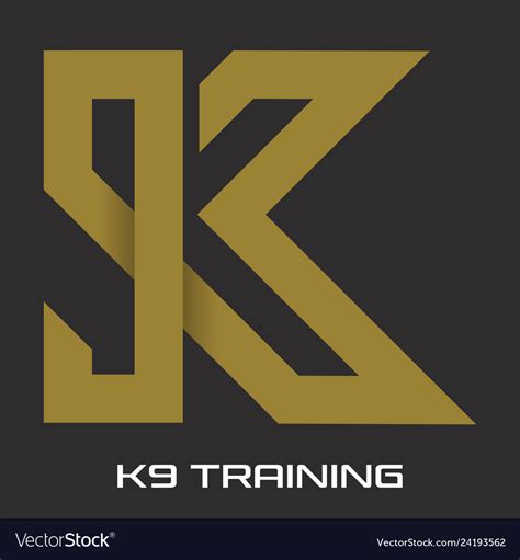 K9 Training Logo Royalty Free Vector Image Vectorstock