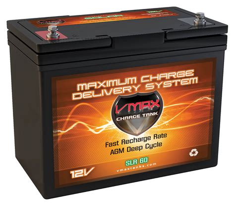 Vmax Slr60 12 Volt 60ah Agm Deep Cycle Hi Performance Battery