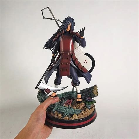 31cm Madara Uchiha Action Figure With Uchiwa Naruto Shippuden Anime