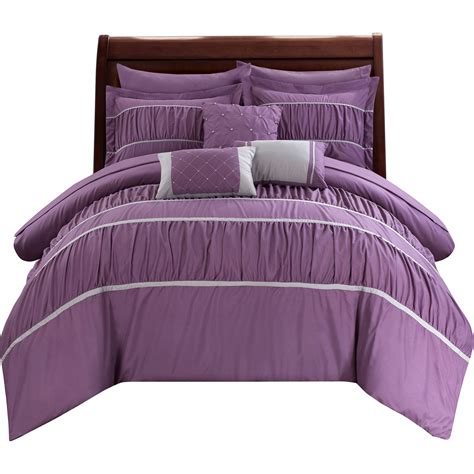 Chic Home Cheryl Pleated And Ruffled 10 Piece Comforter Set And Reviews