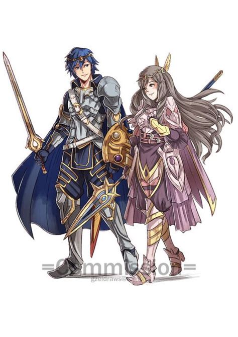 Chrom X Sumia Fire Emblem Awakening Emblema De Fuego Fire Emblem