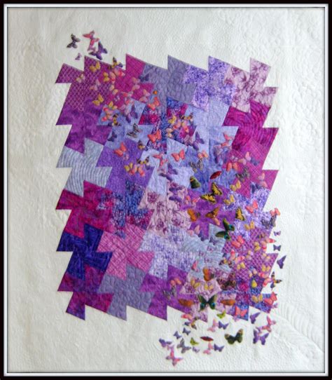 Mary Manson Quilts Purple Butterflies Finished Quilt 100