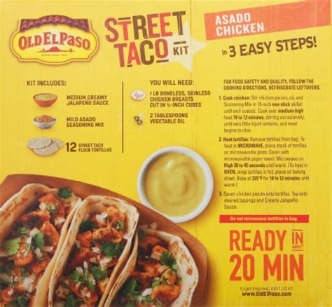 Old El Paso Asado Chicken Street Taco Kit 11 3 Oz Dillons Food Stores