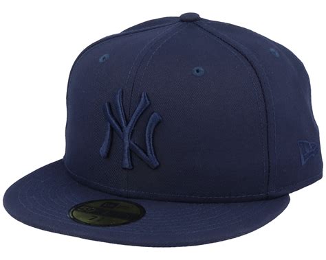 New York Yankees Essential 59fifty Navynavy Fitted New Era Caps